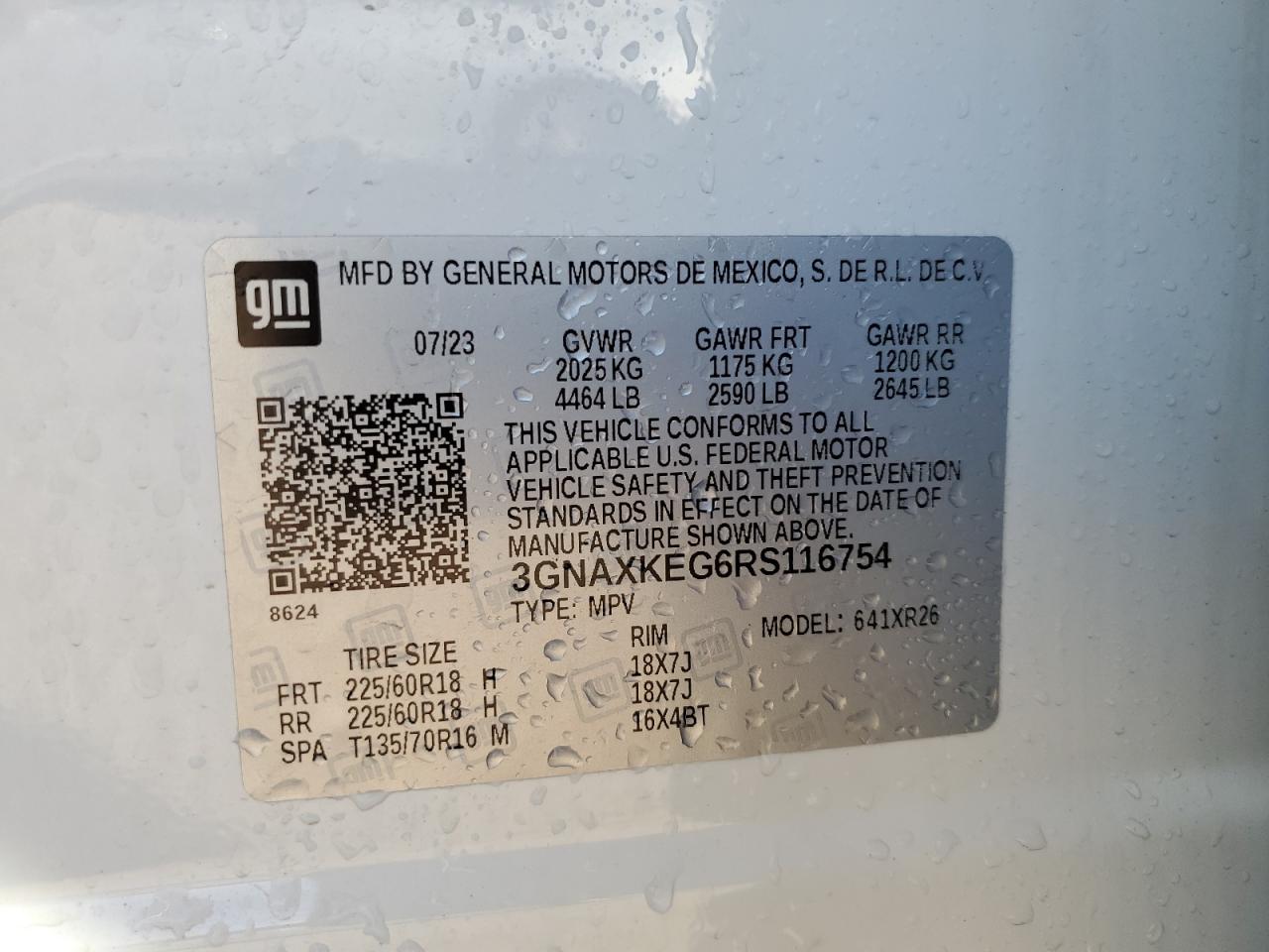 CHEVROLET EQUINOX LT