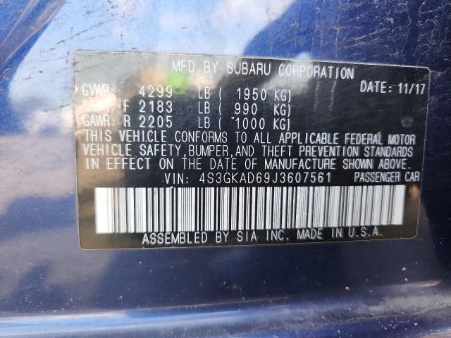 2018 SUBARU IMPREZA PR 4S3GKAD69J3607561