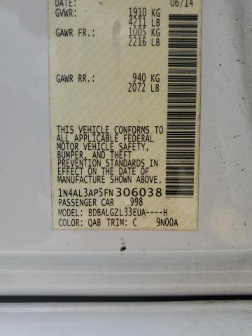 2015 NISSAN ALTIMA 2.5 1N4AL3AP5FN306038