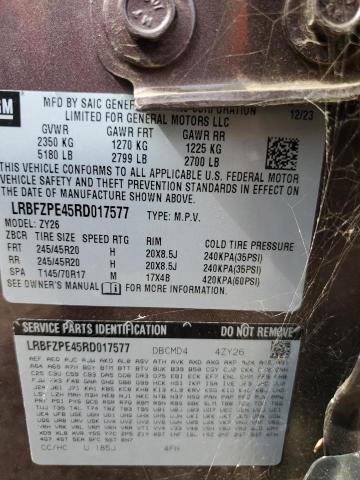 2024 BUICK ENVISION E LRBFZPE45RD017577