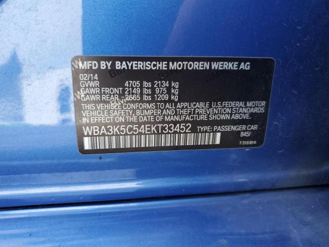 2014 BMW 328 D XDRIVE - WBA3K5C54EKT33452