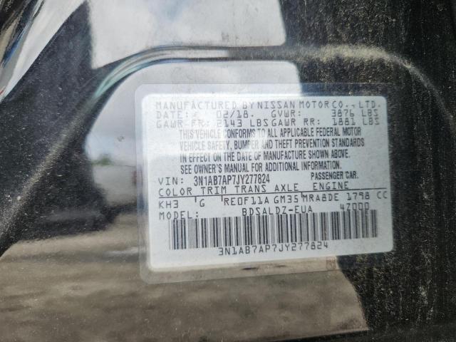 2018 NISSAN SENTRA S 3N1AB7AP7JY277824