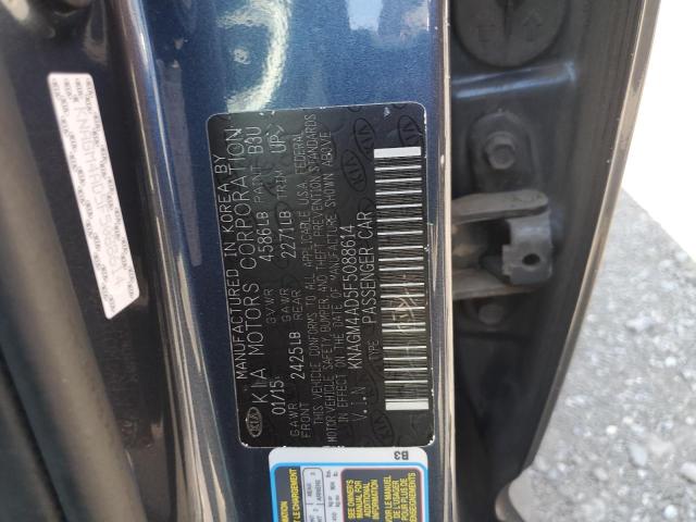 2015 KIA OPTIMA HYB KNAGM4AD5F5088614