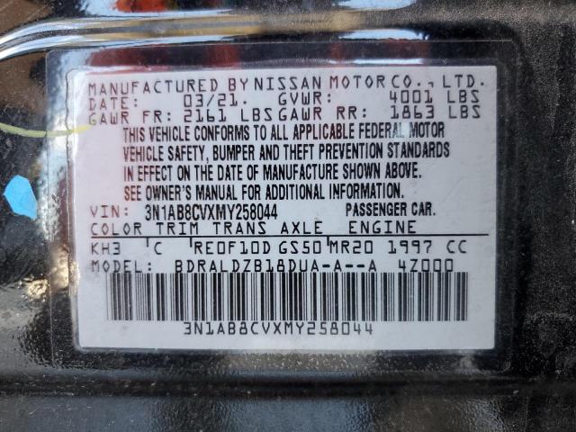 2021 NISSAN SENTRA SV - 3N1AB8CVXMY258044