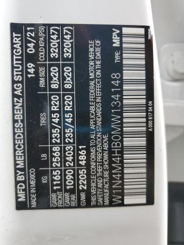 2021 MERCEDES-BENZ GLB 250 4M W1N4M4HB0MW134148