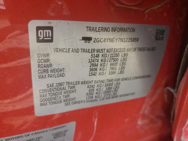 2022 CHEVROLET SILVERADO K2500 HEAVY DUTY LT 2GC4YNEY7N1215859