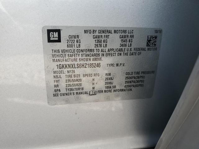 2017 GMC ACADIA DEN 1GKKNXLS6HZ185246