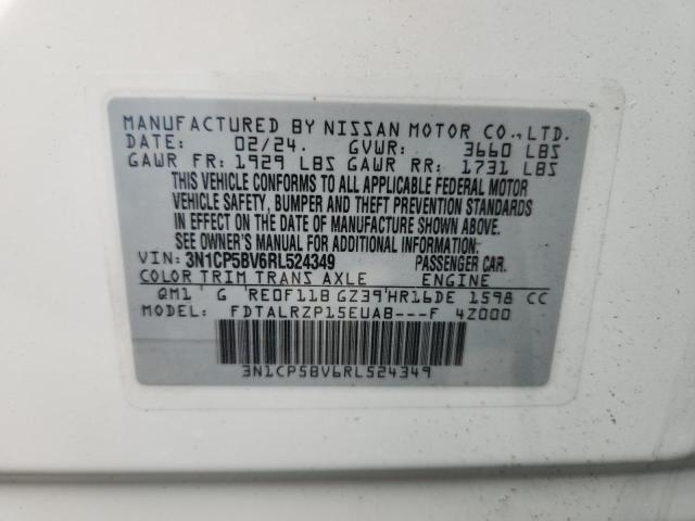 2024 NISSAN KICKS S 3N1CP5BV6RL524349