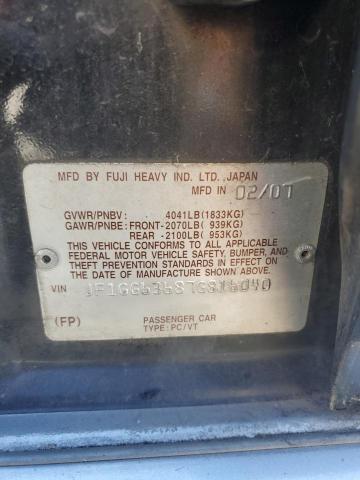 2007 SUBARU IMPREZA OU #3305655724