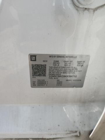 2019 CHEVROLET TAHOE C1500 LT 1GNSCBKC0KR386752
