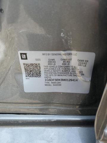 2021 CADILLAC CT4 PREMIU 1G6DF5RK9M0129414