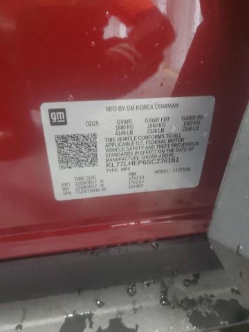 2025 CHEVROLET TRAX 1LT KL77LHEP6SC236161