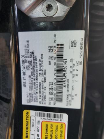 2018 LINCOLN MKZ PREMIE 3LN6L5A96JR601471