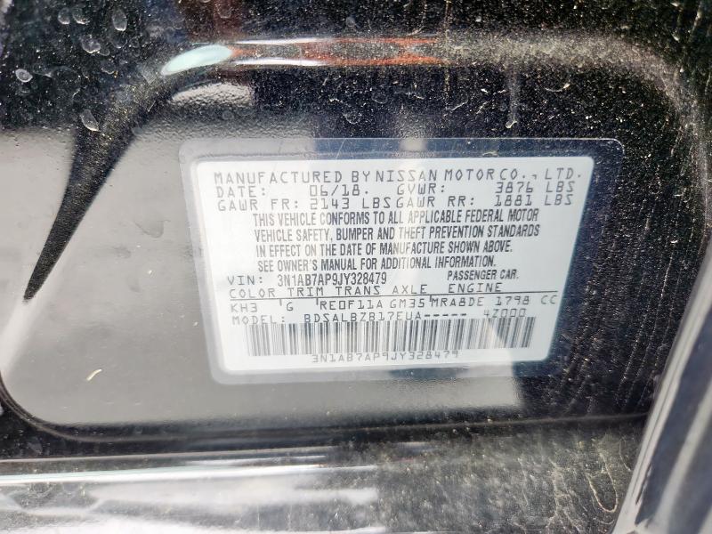 2018 NISSAN SENTRA S #3312481635