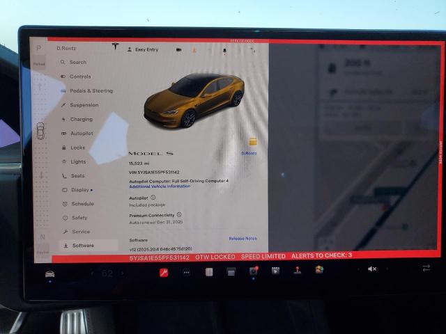 2023 TESLA MODEL S 5YJSA1E55PF531142