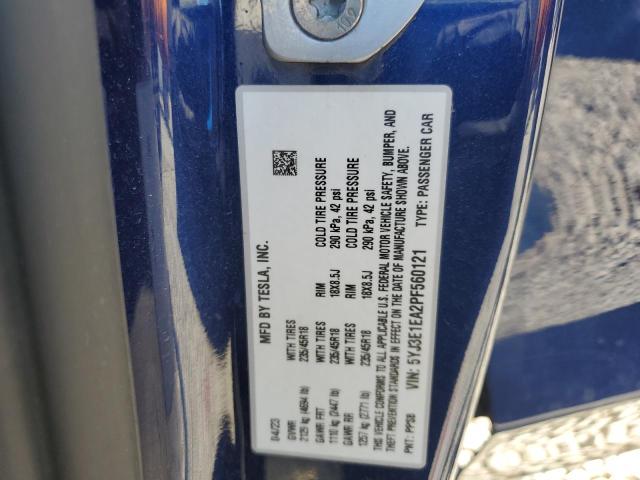 2023 TESLA MODEL 3 - 5YJ3E1EA2PF560121