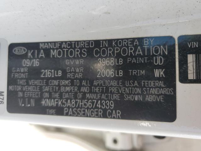 2017 KIA FORTE LX - KNAFK5A87H5674339