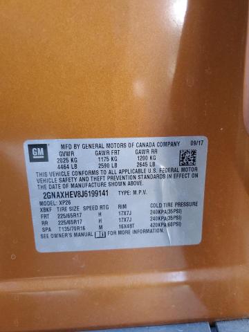 2018 CHEVROLET EQUINOX LS 2GNAXHEV8J6199141