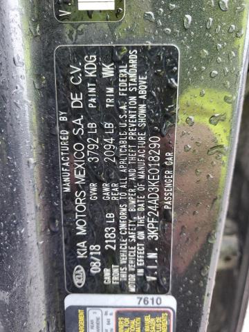 2019 KIA FORTE FE - 3KPF24AD3KE018290