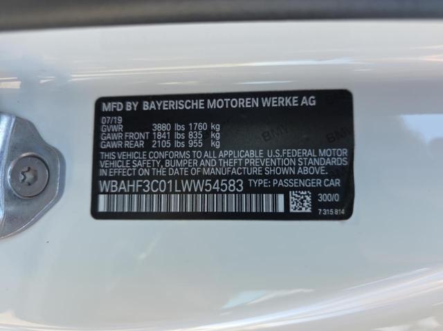 2020 BMW Z4 SDRIVE3 WBAHF3C01LWW54583