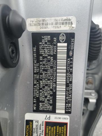 2016 TOYOTA CAMRY LE 4T1BF1FK4GU162542