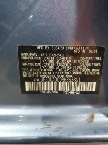 2024 SUBARU CROSSTREK - JF2GUADC9RH363801