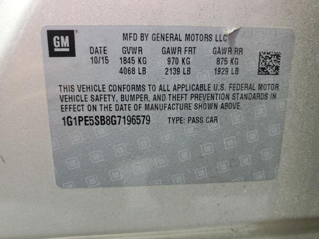 2016 CHEVROLET CRUZE LIMI - 1G1PE5SB8G7196579