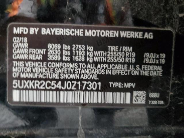 2018 BMW X5 SDRIVE3 5UXKR2C54J0Z17301