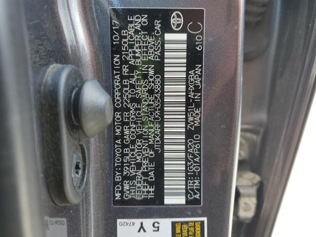 2017 TOYOTA PRIUS JTDKARFU9H3543880