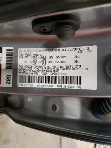2022 TOYOTA TACOMA DOUBLE CAB - 3TMCZ5AN1NM465871