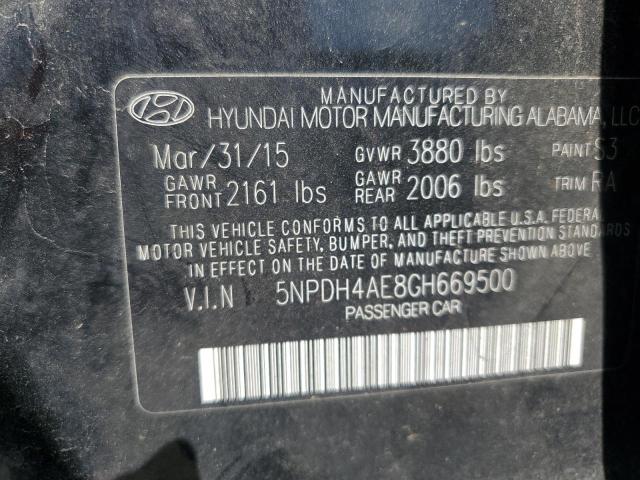 2016 HYUNDAI ELANTRA SE - 5NPDH4AE8GH669500
