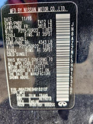 2017 INFINITI QX80 BASE JN8AZ2NE5H9153107
