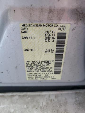 2017 NISSAN ALTIMA 2.5 1N4AL3AP2HC241129
