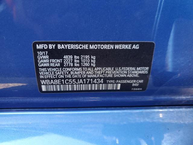 2018 BMW 330E WBA8E1C55JA171434