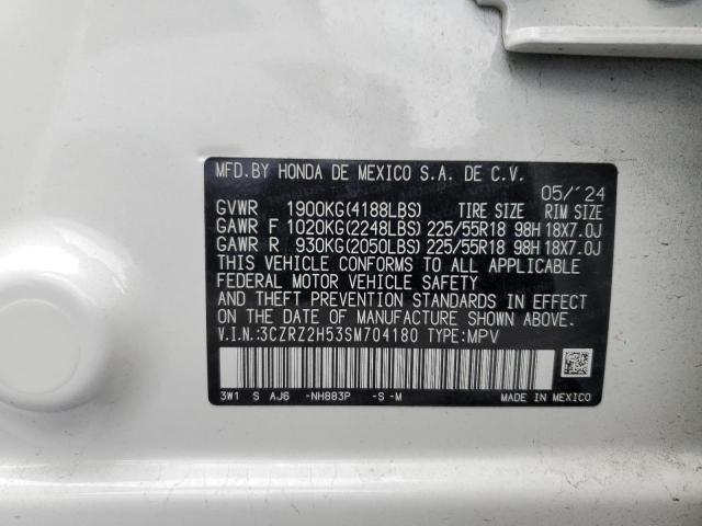 2025 HONDA HR-V SPORT 3CZRZ2H53SM704180