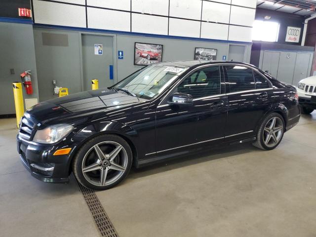 MERCEDES-BENZ C 300 4MAT 2014 black sedan 4d gas WDDGF8AB8EA925077 photo #1