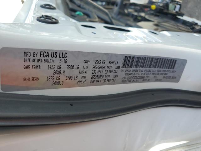 2018 JEEP GRAND CHER - 1C4RJFAG3JC333800