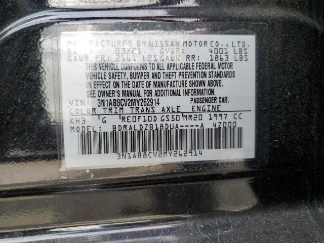 2021 NISSAN SENTRA SV 3N1AB8CV2MY262914
