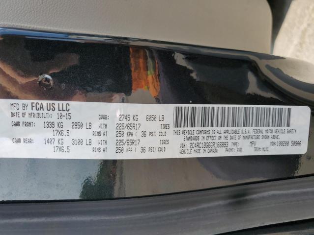 2016 CHRYSLER TOWN & COUNTRY TOURING 2C4RC1BG6GR166893