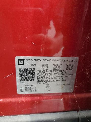 2020 CHEVROLET EQUINOX LT #3235825042