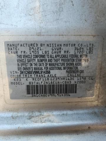 2021 NISSAN VERSA SV 3N1CN8EV9ML914356