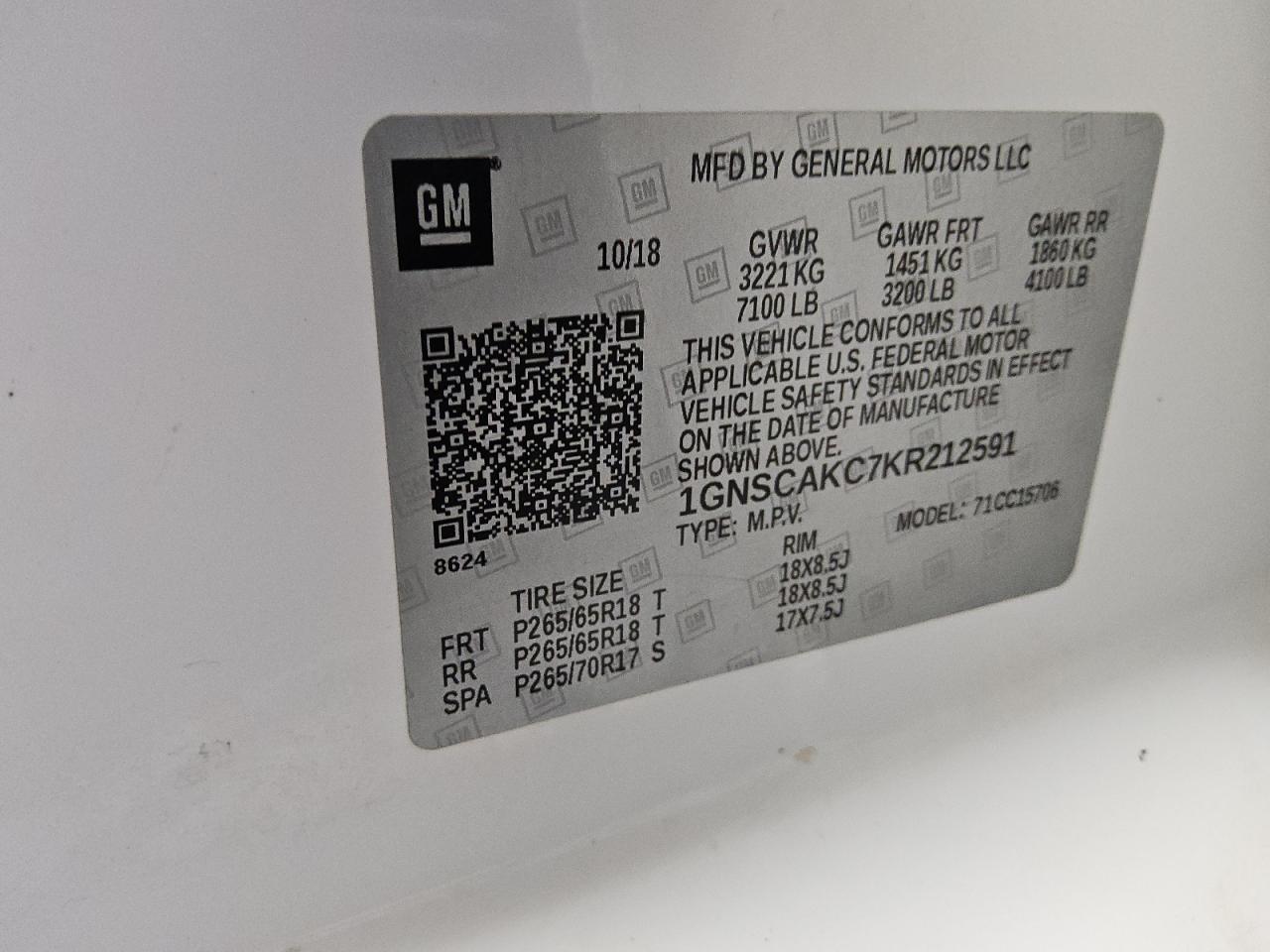 CHEVROLET TAHOE C1500 LS