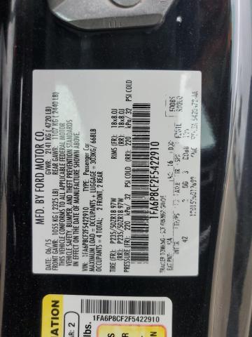 2015 FORD MUSTANG GT - 1FA6P8CF2F5422910