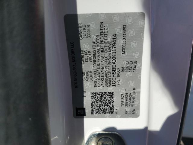 2019 CHEVROLET COLORADO - 1GCHSBEAXK1179414