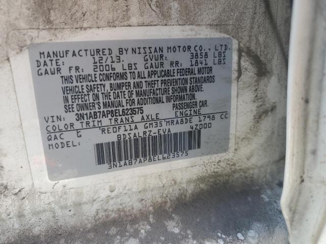 2014 NISSAN SENTRA S - 3N1AB7AP8EL623575