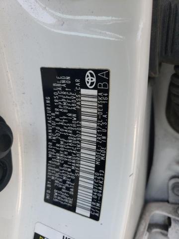 2019 TOYOTA COROLLA L 5YFBURHE1KP907012