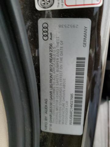 2017 AUDI A6 PREMIUM WAUG8AFC1HN027685