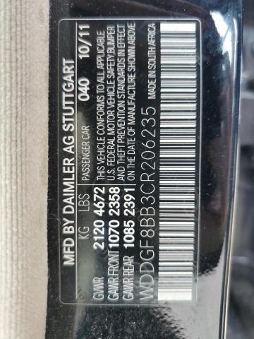 2012 MERCEDES-BENZ C 300 4MAT - WDDGF8BB3CR206235