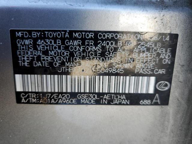 2015 LEXUS IS 250 JTHBF1D27F5049845