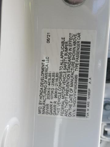 2021 HONDA ACCORD SPO 1HGCV1F41MA084989